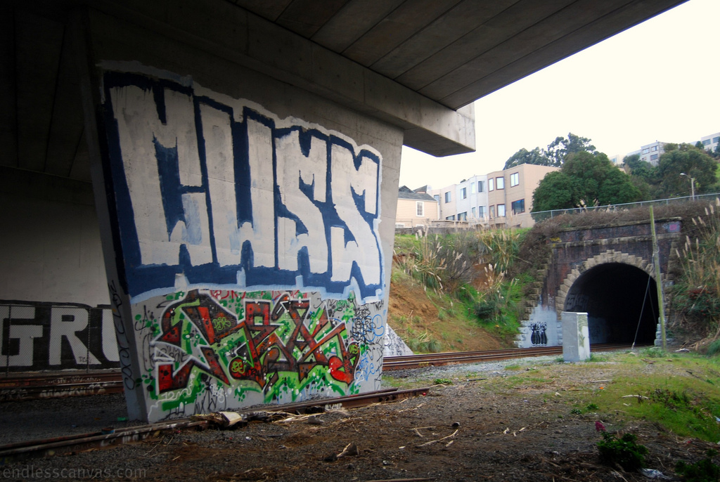 Cuss Graffiti Roller San Francisco. 