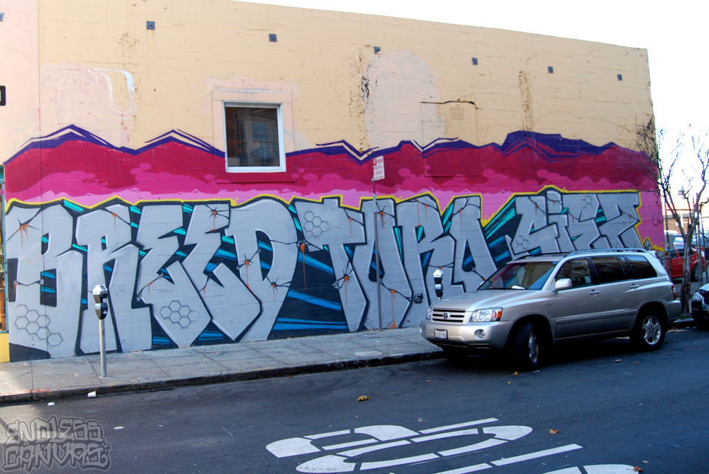 Breed Toro Graffiti San Francisco CA. 