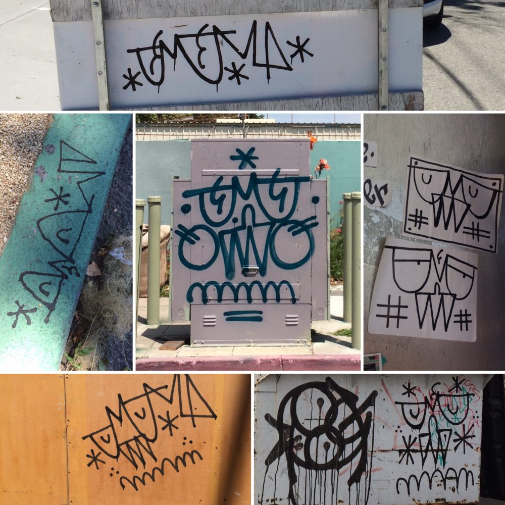 GAFAS graffiti art east bay ca. 