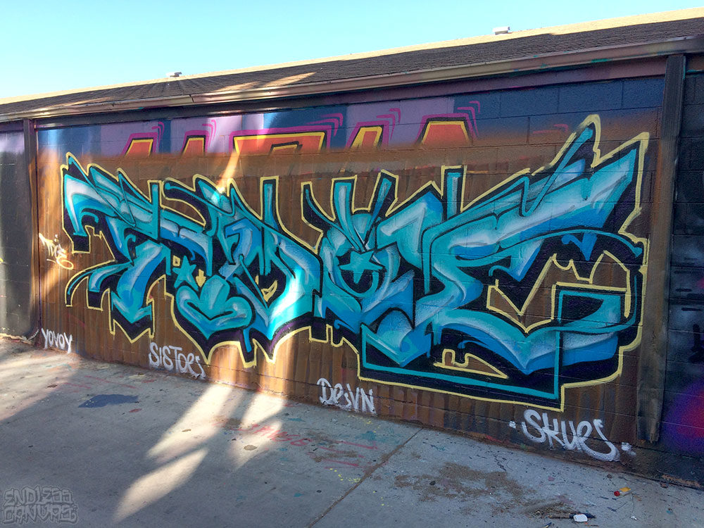 TDOE Graffit Piece Denver Colorado. 